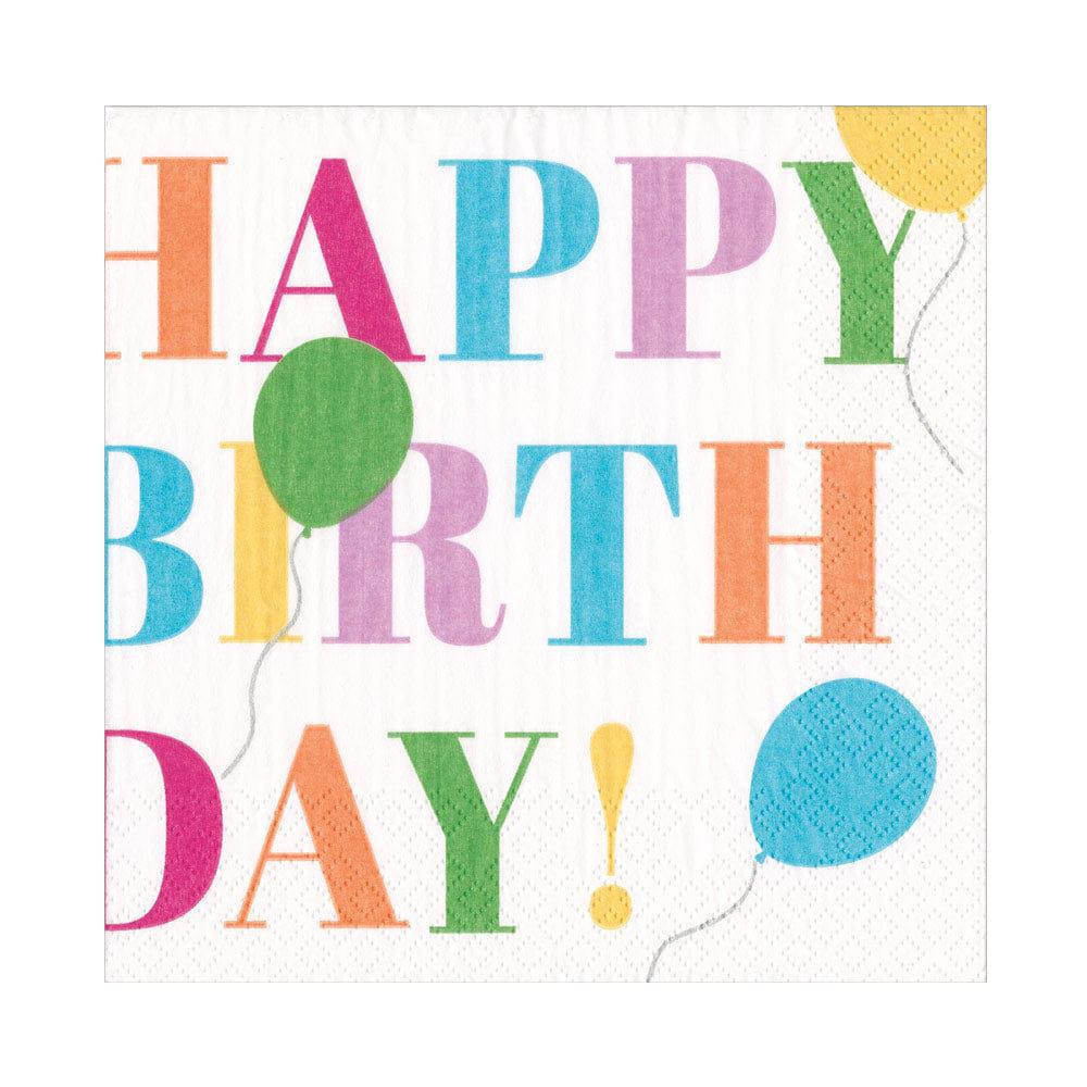 Birthday Surprise Luncheon Napkins
